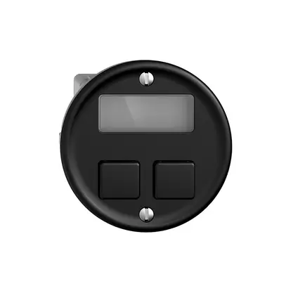 Thermostat d'ambiance KNX ENC STANDARDdue 2×avec LED RGB, noir 