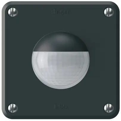 Kit frontal Hager robusto IP55 Z pour détecteur de mouvement noir 