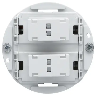 Inserto pulsante per tapparelle Hager 250V 6A con 2 tasti di comando 