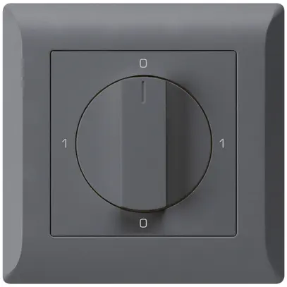 Interrupteur rotatif ENC kallysto.line 0/1L anthracite avec manette 