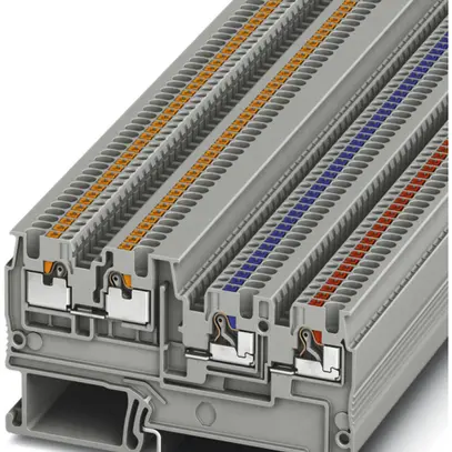 Morseto a funzioni 0.14…1.5mm² 3L Push-In grigio 