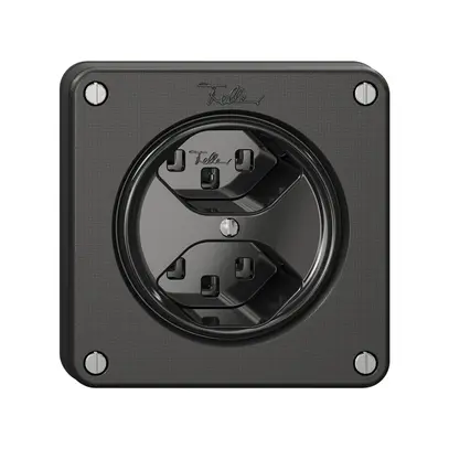 Prise NEVO, 2×T23, noir 