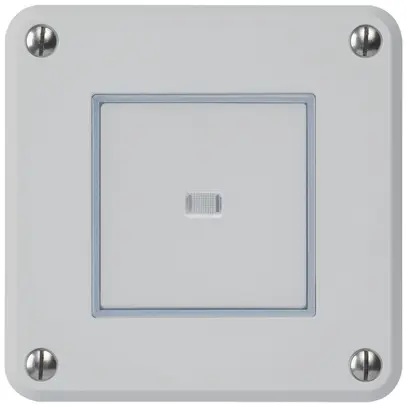 Interruttore INC robusto IP55 schema 3/2P illuminato grigio per combinazione 
