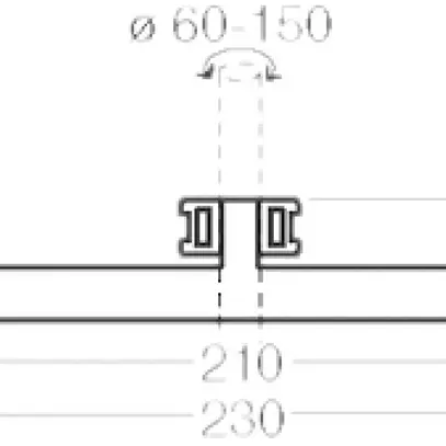 Kit di fissaggio Hensel KV MB 12 per fissaggio di scatola esterno 