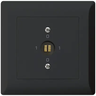 Interruttore a chiave d'innesto INC kallysto.line 0/1L nero 