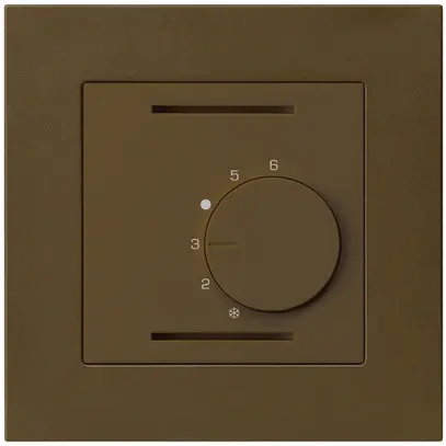 Termostato ambiente INC kallysto.pro marrone senza interruttore 