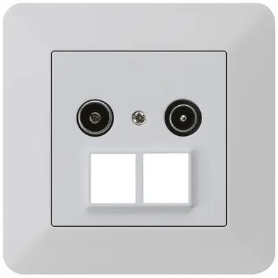 Presa antenna INC R/TV HMS kallysto.trend 19dB grigio chiaro 