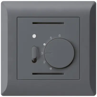 Termostato ambiente INC kallysto.line antracite con interruttore 
