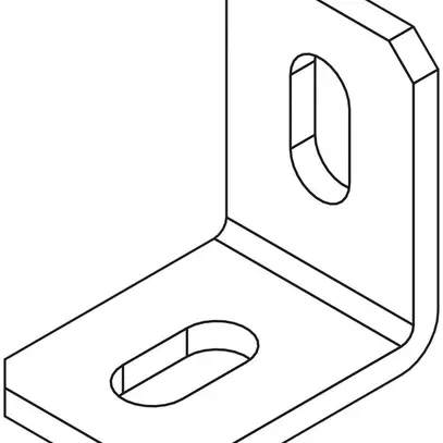 Équerre universelle Lanz zinguée 