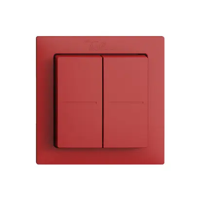 Pulsante RF Smart Light Control Feller EDIZIOdue F, Philips Hue 4K/2T, berry 