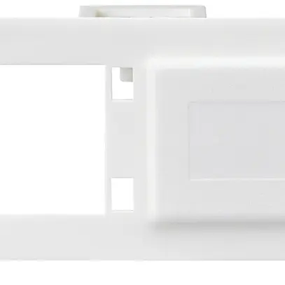 Modulo multimedia kallysto M3 CUC vuoto per 2 RJ45 R&M bianco 