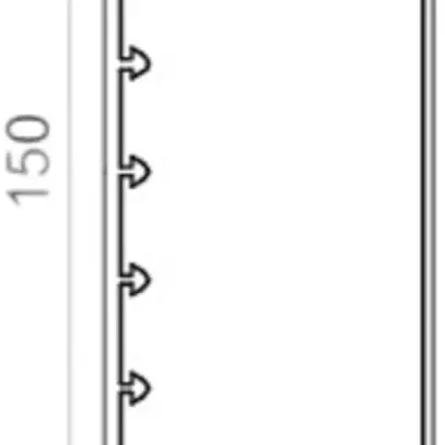 Canal d'installation Bettermann WDK 60×150×2000mm blanc pur 