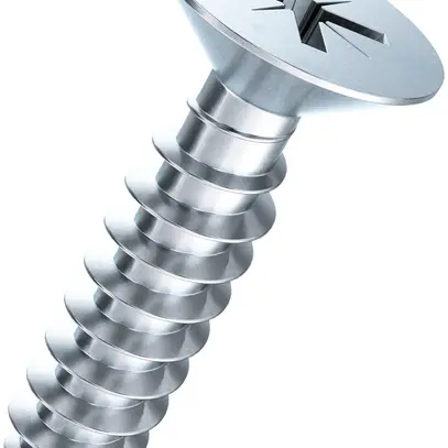 Vis à tôle tête frai.2.9×16mm Pozidriv, DIN 7982 C4, zing. 