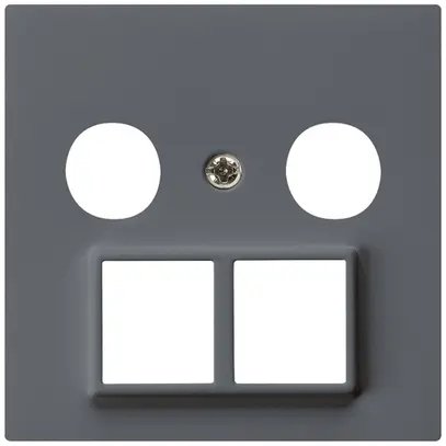 Plaque frontale HMS kallysto pour R/TV anthracite 