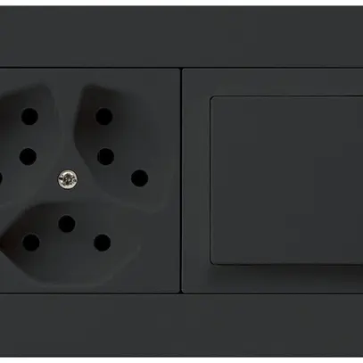 Combinazione INC kallysto.pro grd.I-I horizontale 3×tipo 13+interruttore S3 ne 