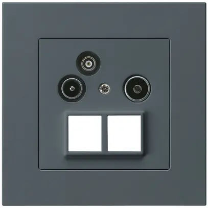 UP-Antennendose R/TV-Daten kallysto.pro HMS 2GHz 19db anthrazit 