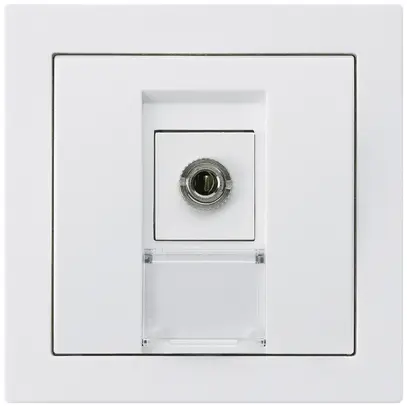 Prise de raccordement kallysto A Jack Connector 3.5mm blanc 