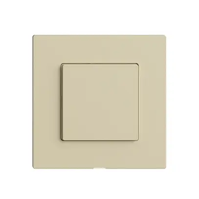 Kit copertura per interruttore 1c/1t Edue Wiser vanille 