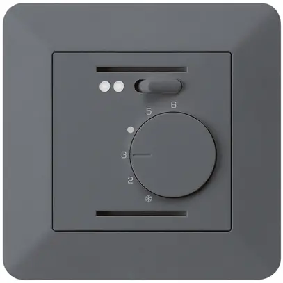 Thermostate d'ambiance ENC kallysto.trend anthracite pour plancher chauffant 