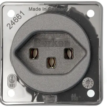 Presa INC MH tipo 23 antracite morsetto a vite 