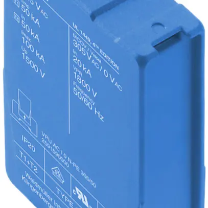 Scaricatore di ricambio Weidmüller VPU AC I 0 N-PE 305/50 