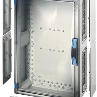 Scatola p.apparecchio Hensel FP 0461 gr.vuoto con porta tr chiuso 366×546×186mm 