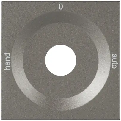 Plaque front.p.interrupteur rotatif magnésium HAND-0-AUTO 