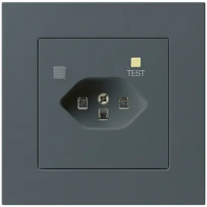 UP-Steckdose KPR T23 FI 30mA anthrazit 