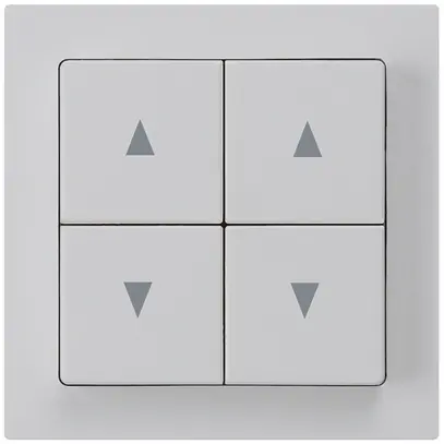 Contact pour stores ENC kallysto A gris clair avec 4 touches 