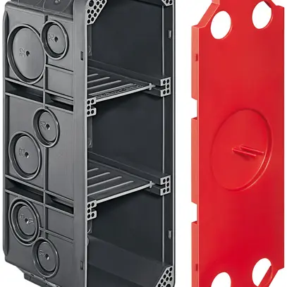 Boîte ENC HSB Vario, p.béton, construc.légère, 3×1, 190×70×70 mm 