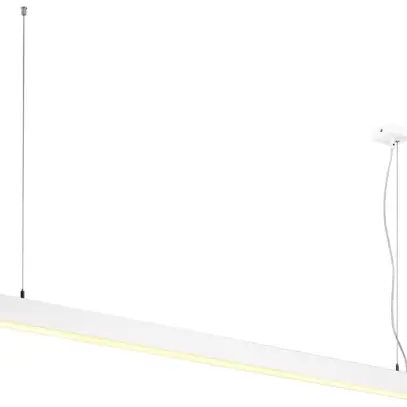 Lampada sospesa LED SLV Q-LINE DALI SINGLE 47W 3200lm 3000K 1500mm, bianco 
