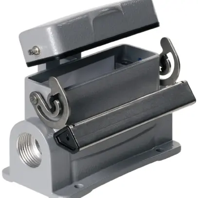 Scatola di base Weidmüller HDC 16A gancio long.parte inf.grd.5 1×M25 laterale 