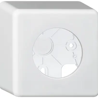 Boîtier AP basico blanc h=54mm Ø43mm 