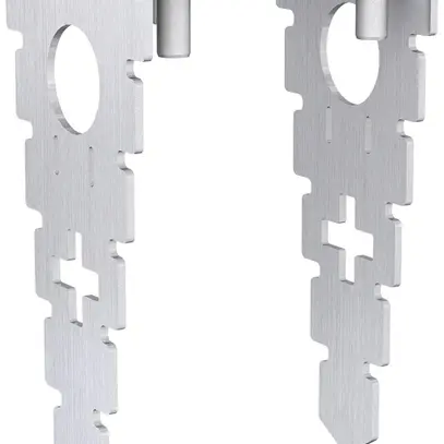 Pezzo di ancoraggio Hager SOCKET 80×94×150mm accia.pregiato p.colonna ESOCKET 