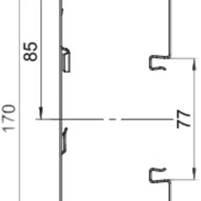 Grundprofil Bettermann GS-S70170 reinweiss 