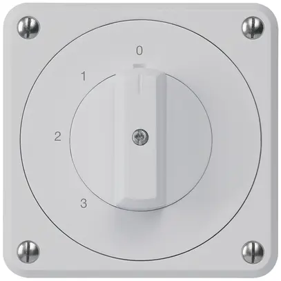 Interruttore rotativo INC robusto IP55 schema 5/1P grigio 