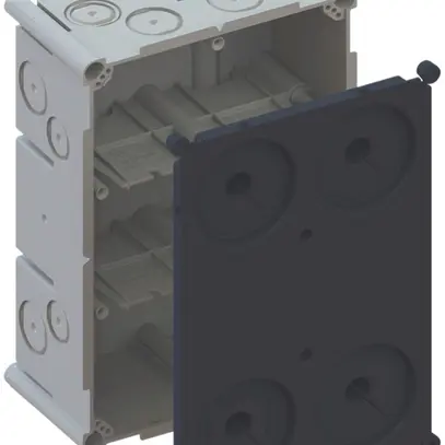 Scatola INC AGRO 3×2 650°C con coperchio di protezione, M20/25, grigio 