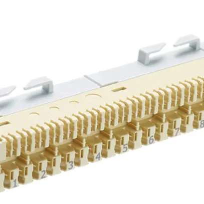 Trennleiste R&M 10DA 2×0.65mm, Rangierseite oben 