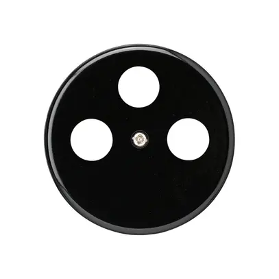 Disco frontale basico TV/R/Sat nero 