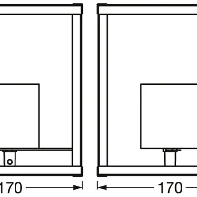 Lampada da tavolo LEDVANCE DECOR NAIROBI E27 1×15W nero 