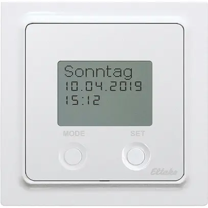 Minuteur RF ENC Eltako FSU55ED/230V, 8-canal, EnOcean, blanc brillant 
