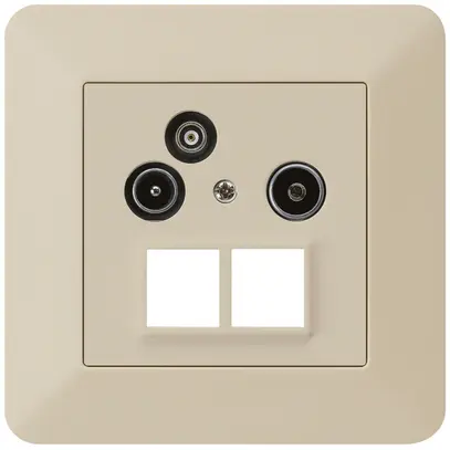 Prise d'antenne ENC R/TV/données HMS kallysto.trend 19dB beige 