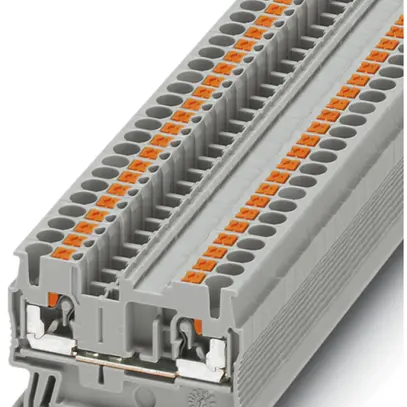 Borne Push-In 0.14…4mm² gris AWG26…12 