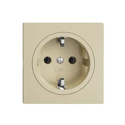 Presa SCHUKO EDIZIOdue F, 16A, 250VAC, L+N+PE vanille 