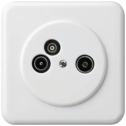 Presa d'antenna INC TV-R-dati basico C 19dB bianco 