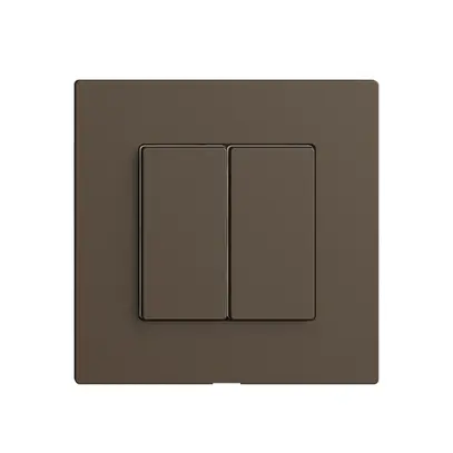 Interruttore 2K/2T Edue Wiser coffee 