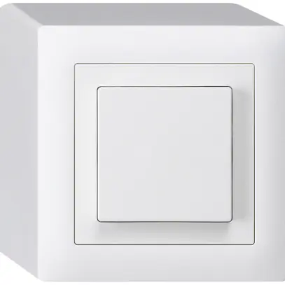 Interruttore puls.AP EDIZIOdue 3/1L bianco 