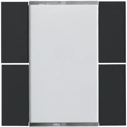 Kit frontal Hager kallysto 4×KNX noir 