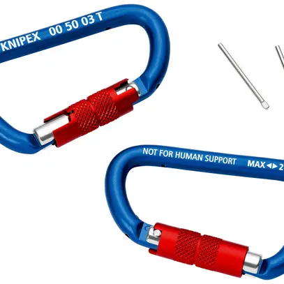 Mousqueton pour matériel KNIPEX 00 50 03 T BK 