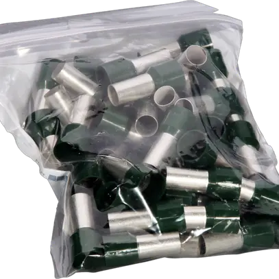 Embout de câble type A isolé 50mm²/20mm vert olive 